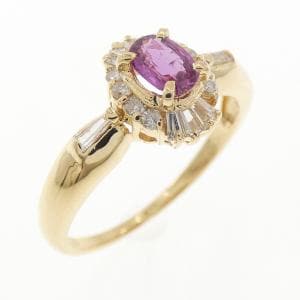 K18YG サファイヤ リング