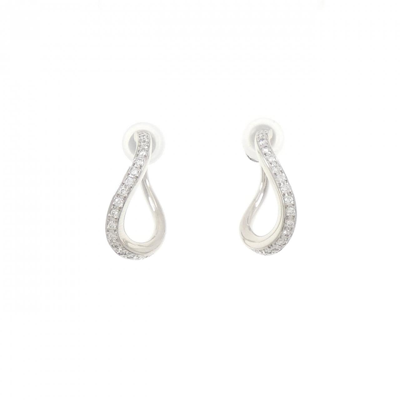 ミキモト ダイヤモンド イヤリング 0.40CT