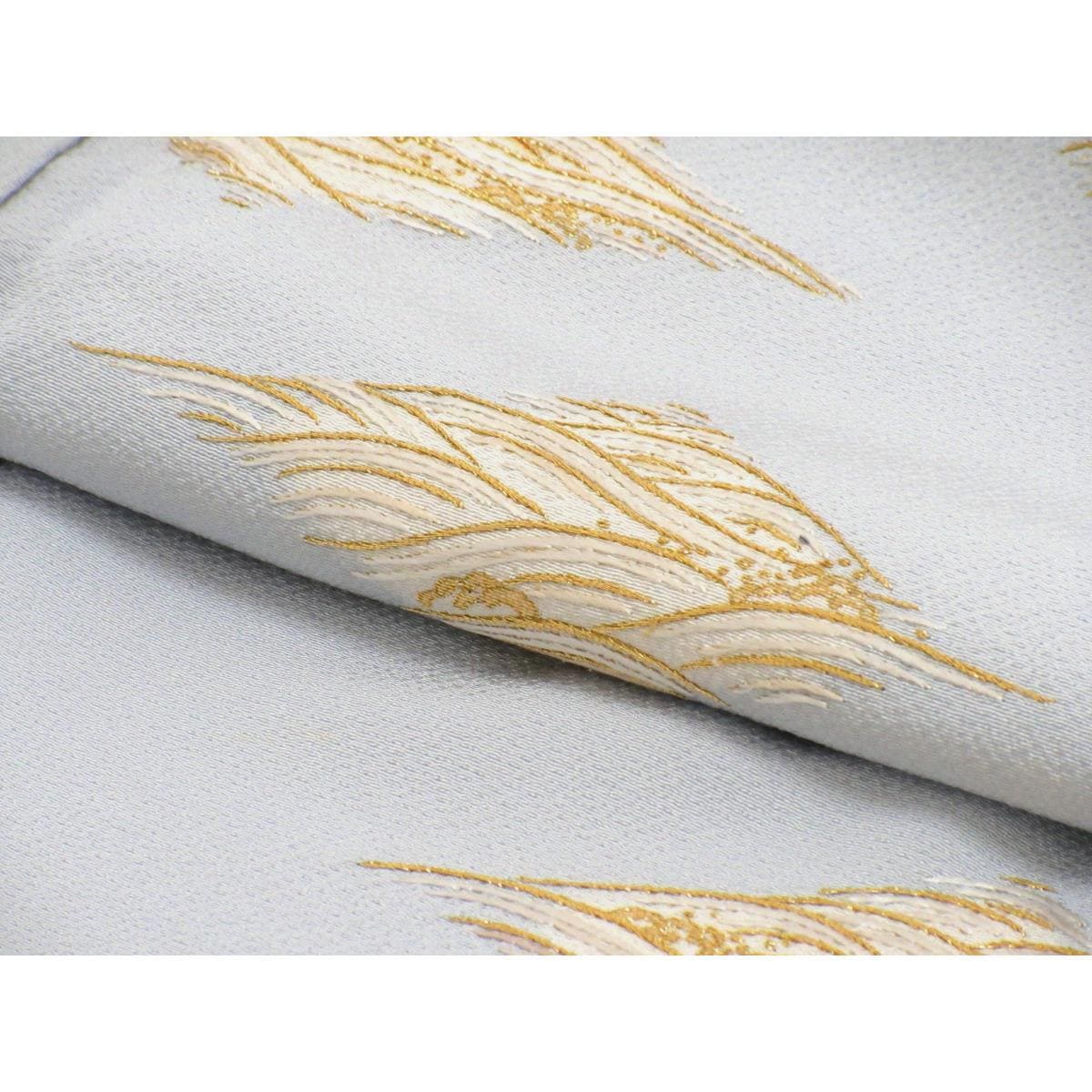 単衣　訪問着　刺繍加工　剣片喰