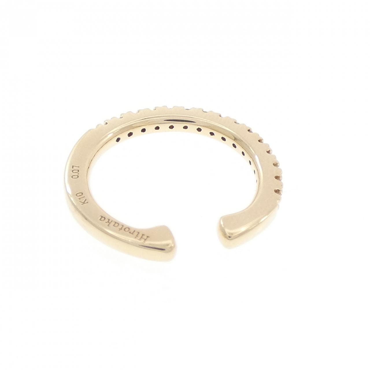 ヒロタカ ゴサマー イヤーカフ 0.07CT 片耳