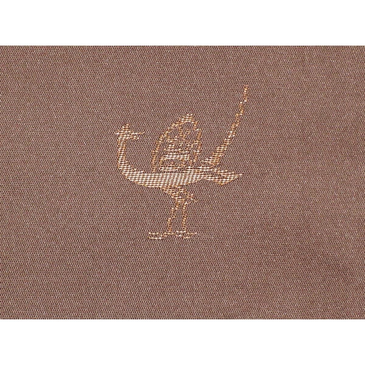 【未使用品】袋帯　白綾苑大庭