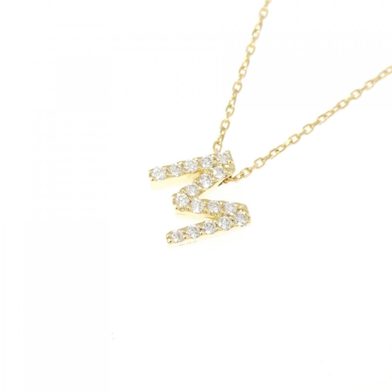 ポンテヴェキオ イニシャル ネックレス 0.07CT