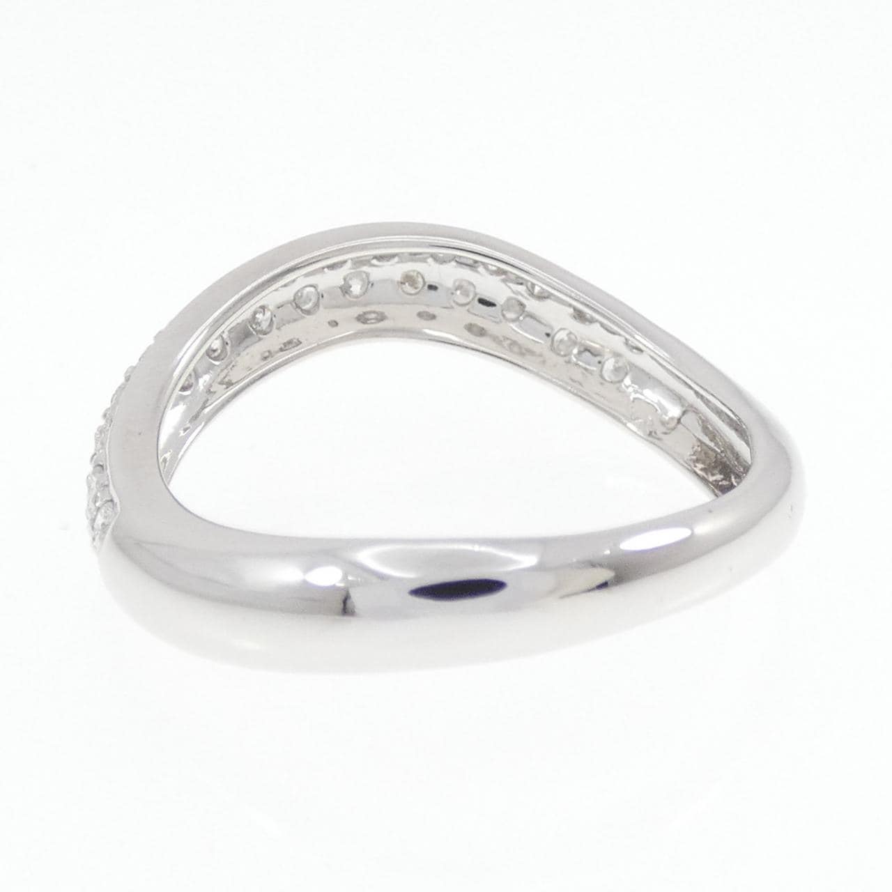 K18WG ダイヤモンド リング 0.22CT