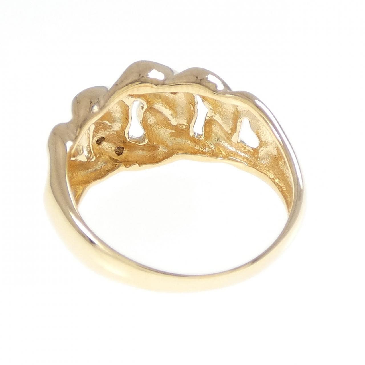 K18YG ダイヤモンド リング