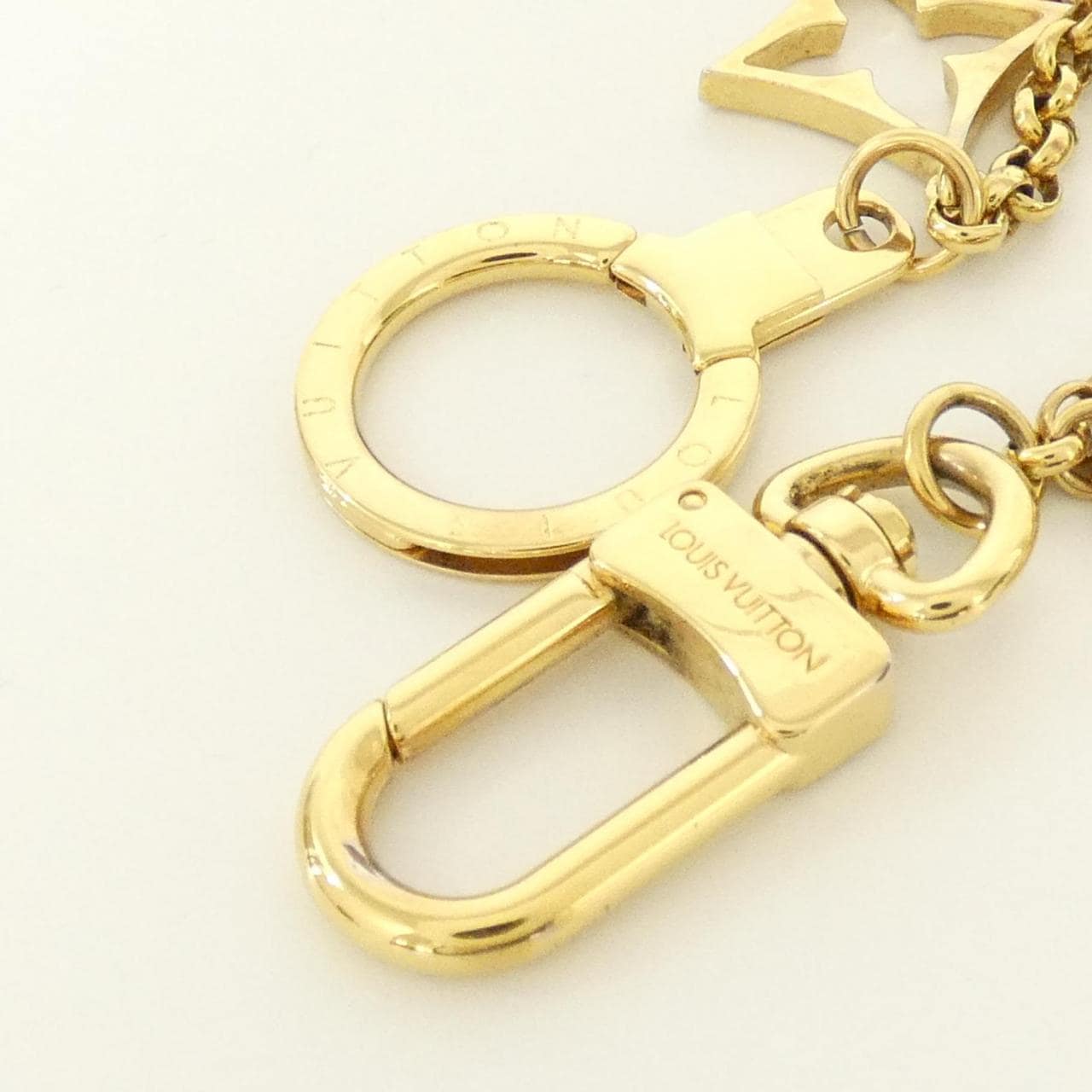 ルイヴィトン バッグチャーム チェーン フルール ドゥ モノグラム M65111 バッグチャーム