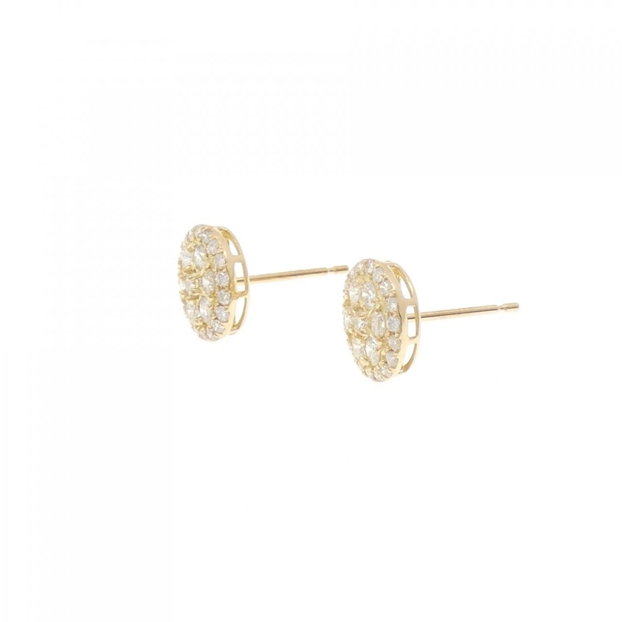 【リメイク】K18YG ダイヤモンド ピアス 0.60CT