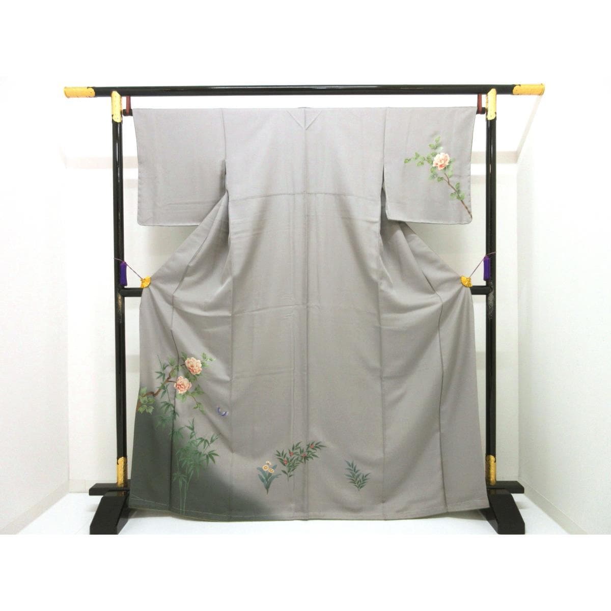 【未使用品】訪問着　友禅金彩加工　ボカシ染