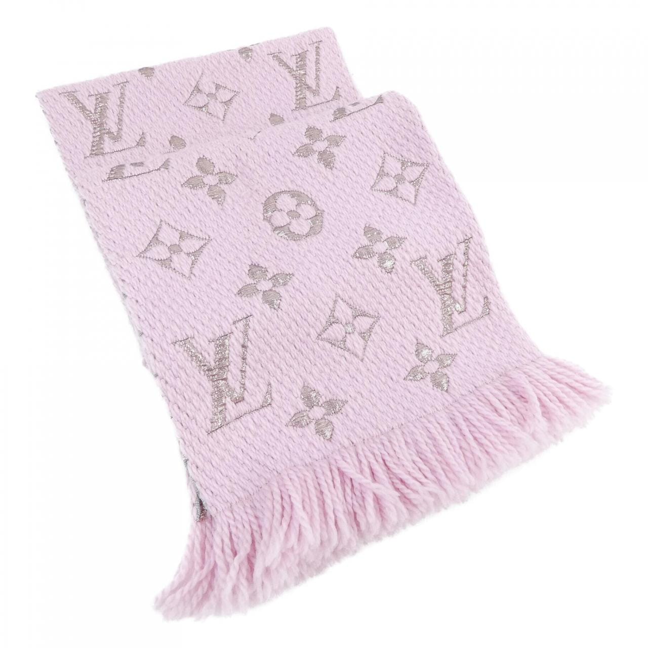 ルイヴィトン LOUIS VUITTON エシャルプ ロゴマニア シャイン M70466 MUFFLER
