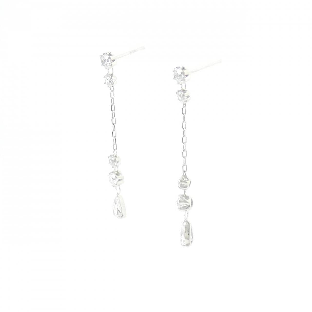 K10WG キュービック ピアス