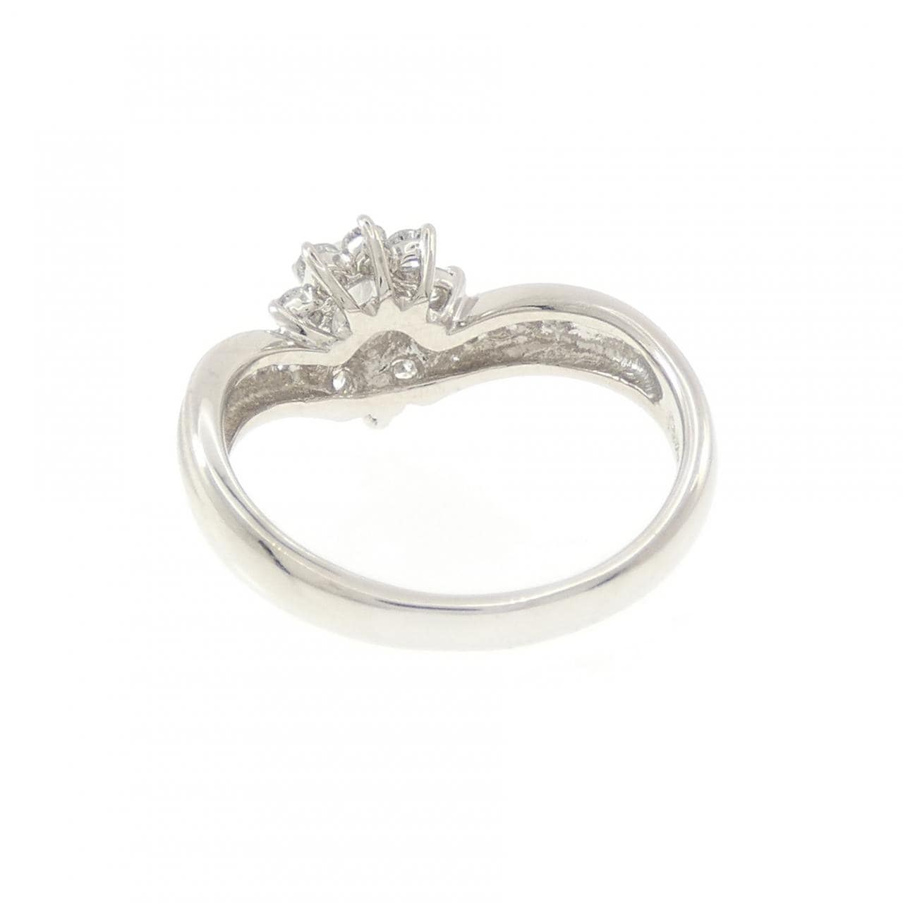 PT900 ダイヤモンド リング 0.338CT G SI1 ペアシェイプ