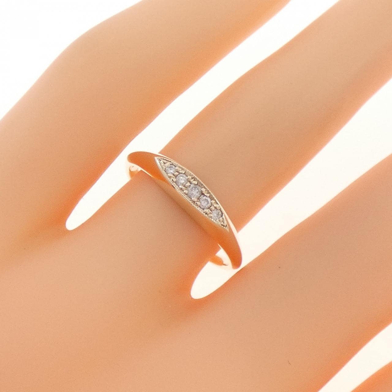 アガット ダイヤモンド リング 0.06CT
