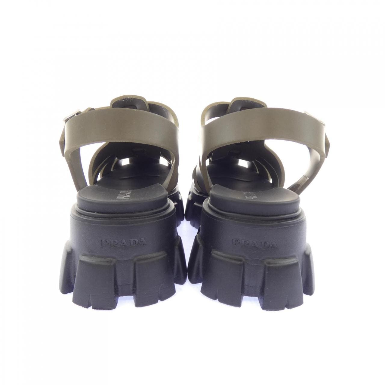 プラダ PRADA モノリス ラバーサンダル  トライアングルロゴ 2X3083 サンダル