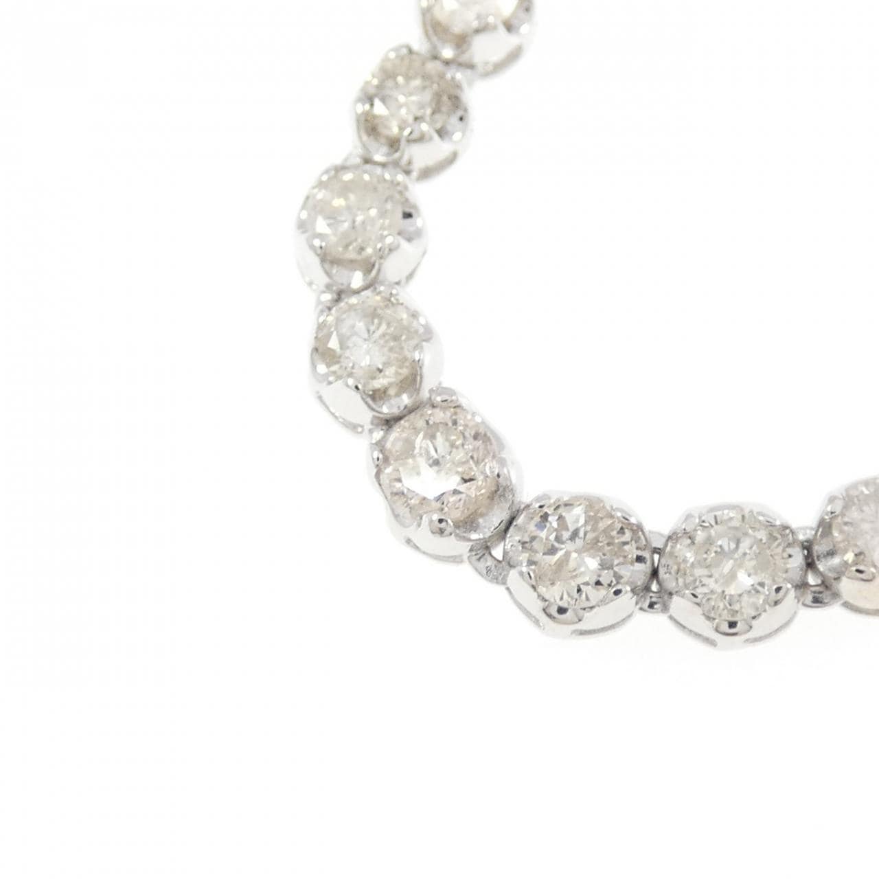 K18WG ダイヤモンド ネックレス 5.00CT
