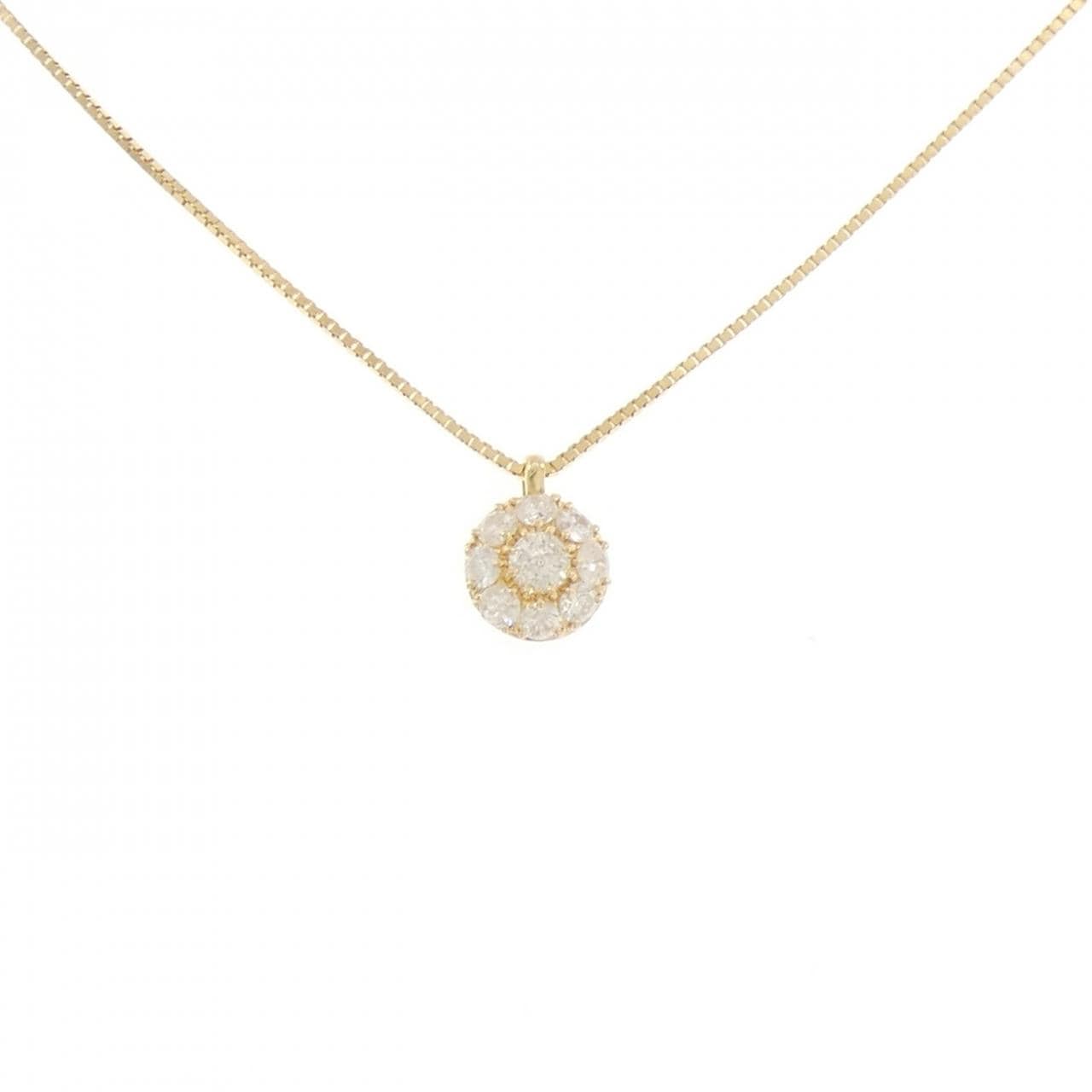 K18YG ダイヤモンド ネックレス 0.50CT