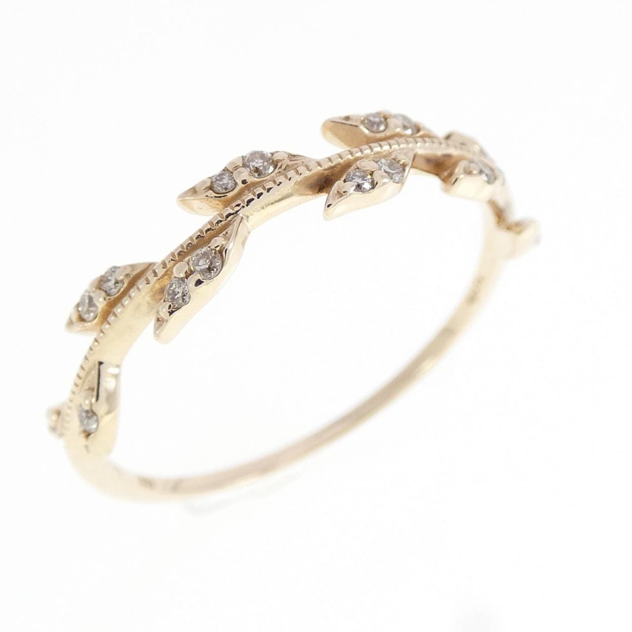 アガット ダイヤモンド リング 0.08CT