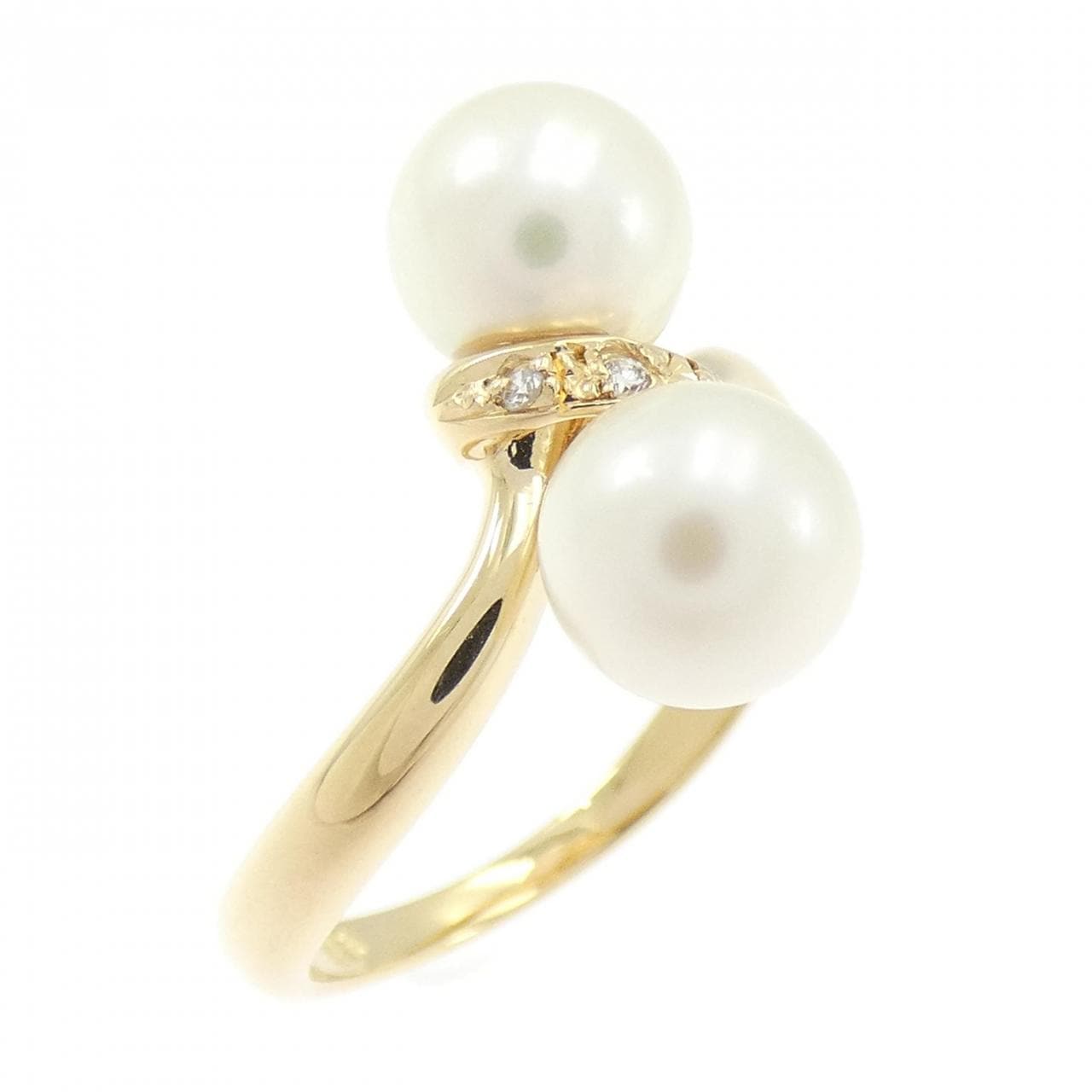 K18YG アコヤパール リング