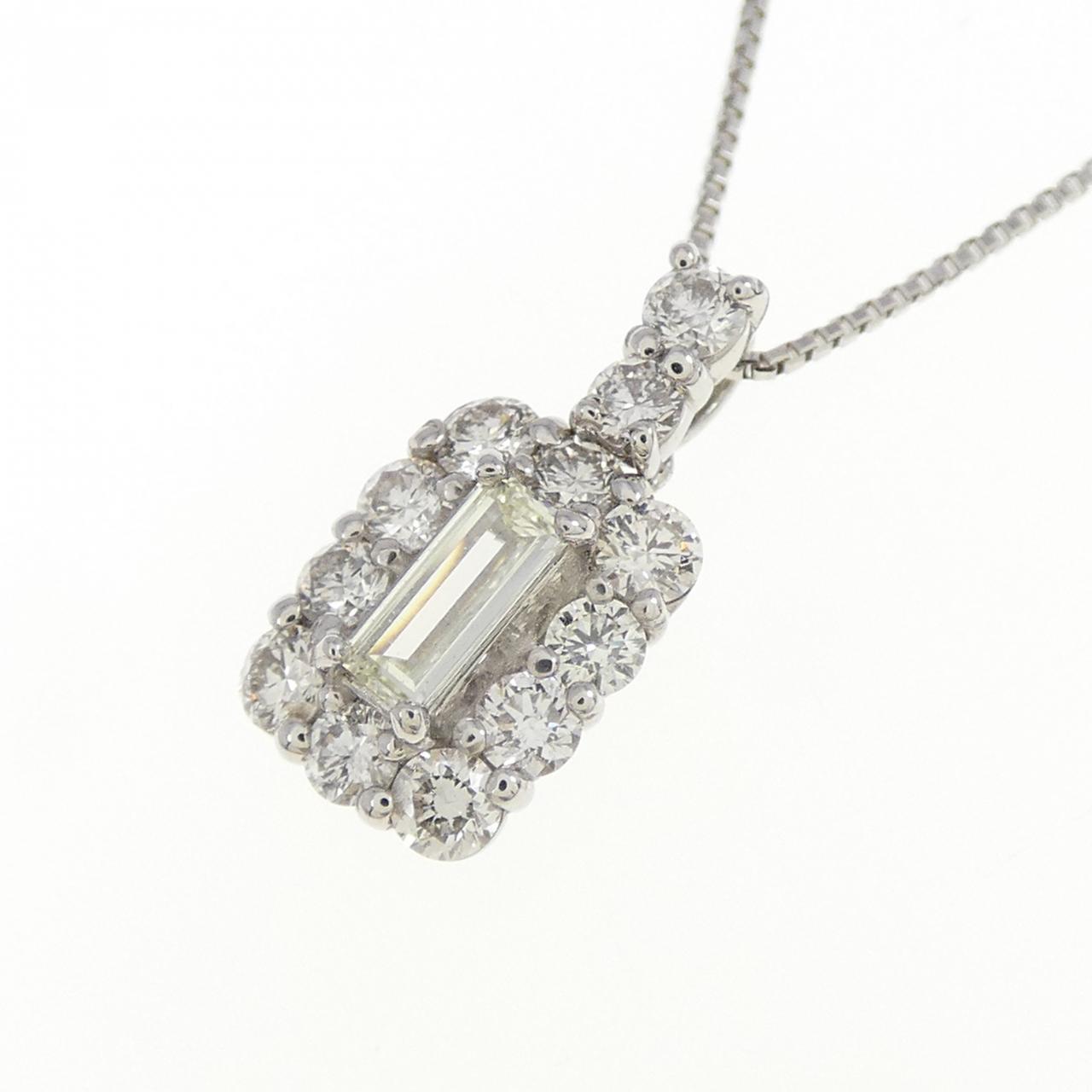 [BRAND NEW] PT900/PT850 Diamond Necklace 0.50CT