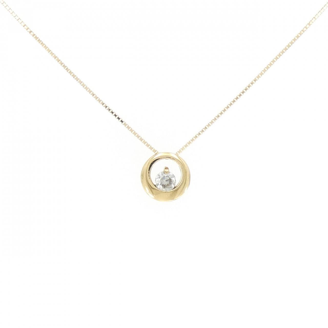K18YG ダイヤモンド ネックレス 0.29CT