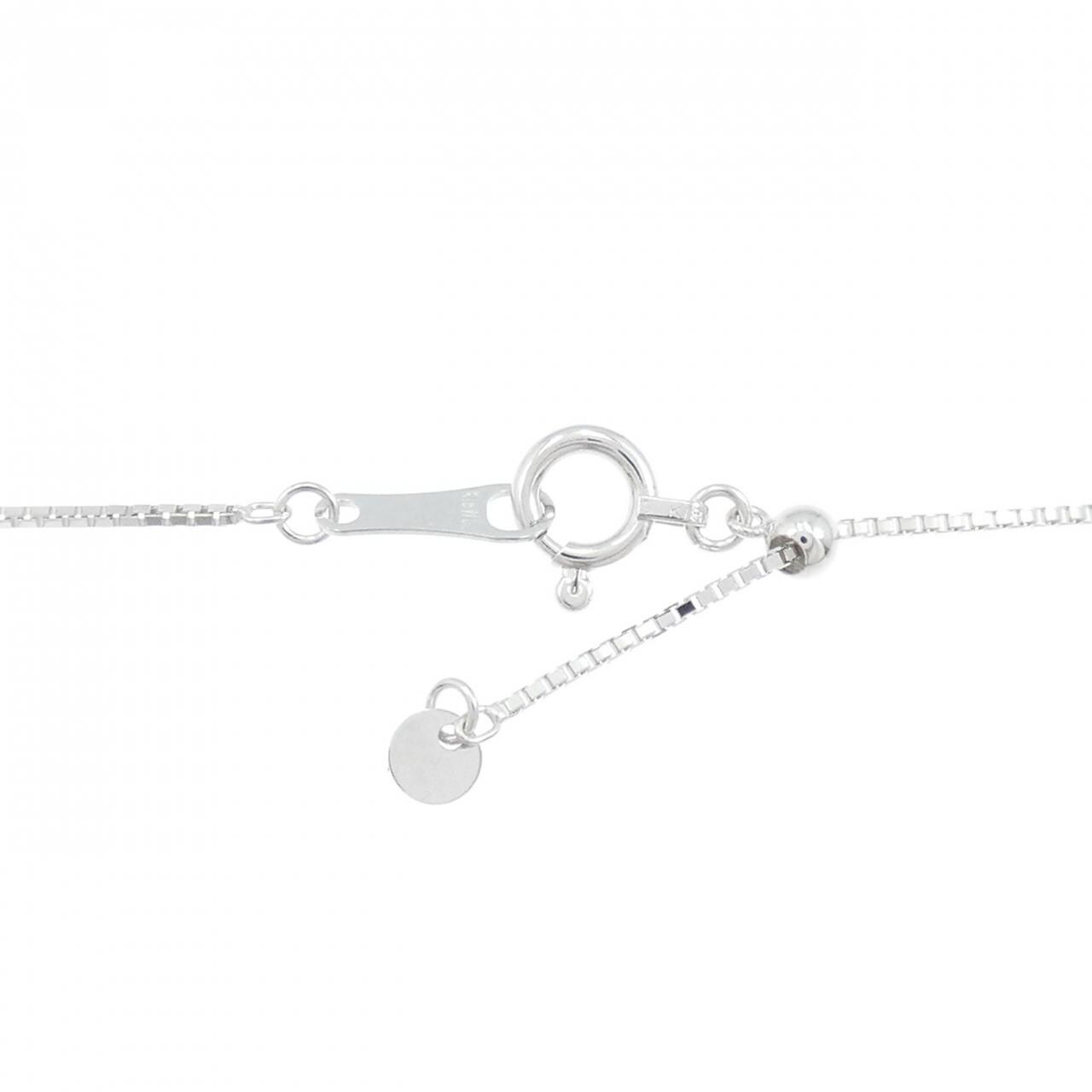 K18WG ダイヤモンド ネックレス 0.15CT