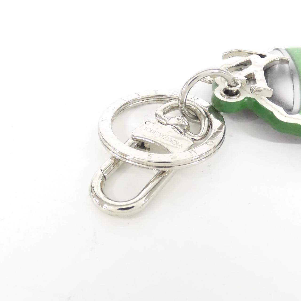 ルイヴィトン モノグラム ポルト クレ LVペイント MP3384 キーホルダー