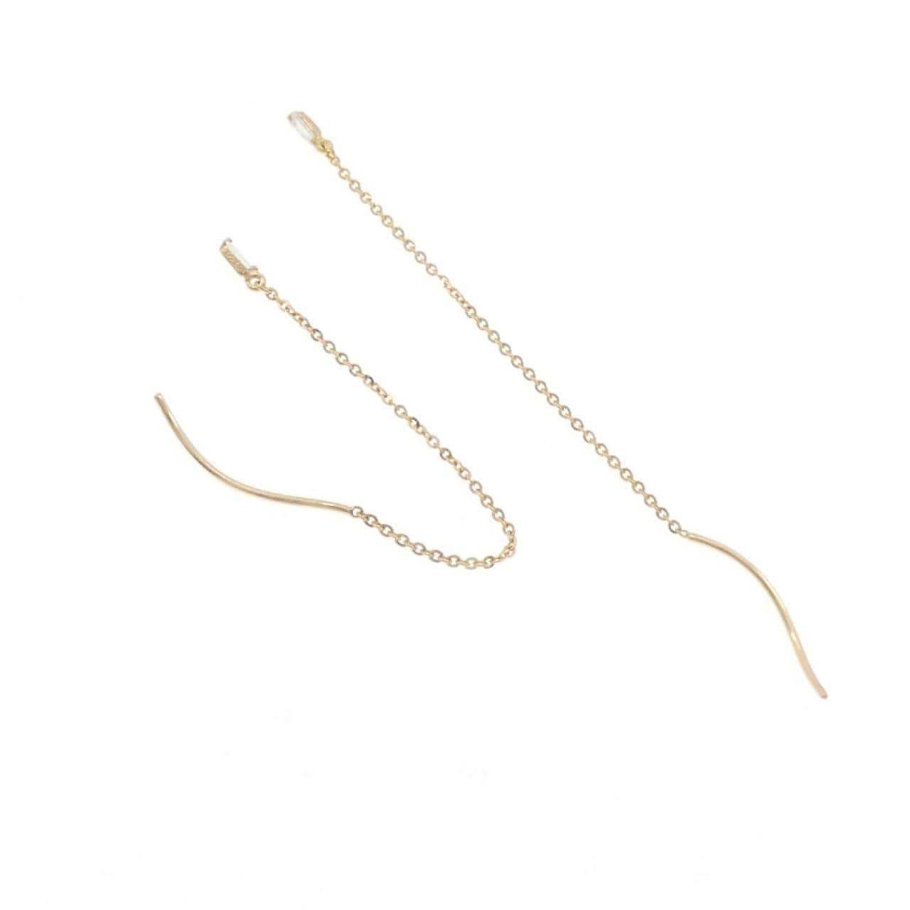 K18YG ダイヤモンド ピアス 0.04CT