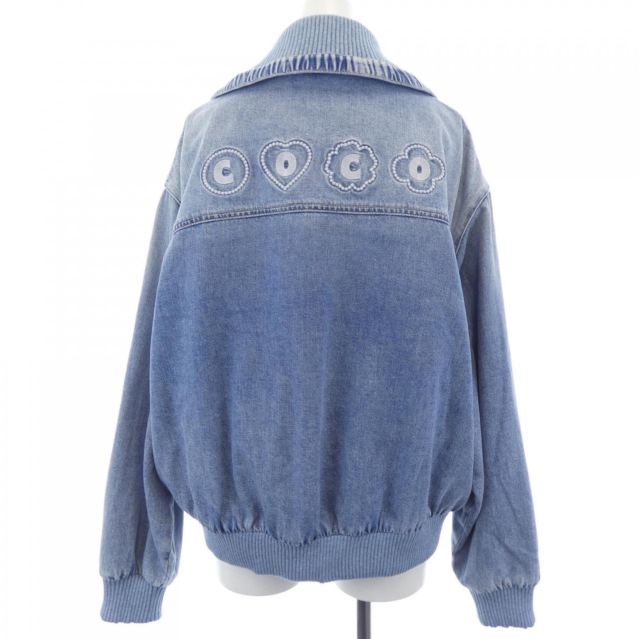 シャネル CHANEL LOOK4 ココビーチ P78559V71192 25M デニムジャケット