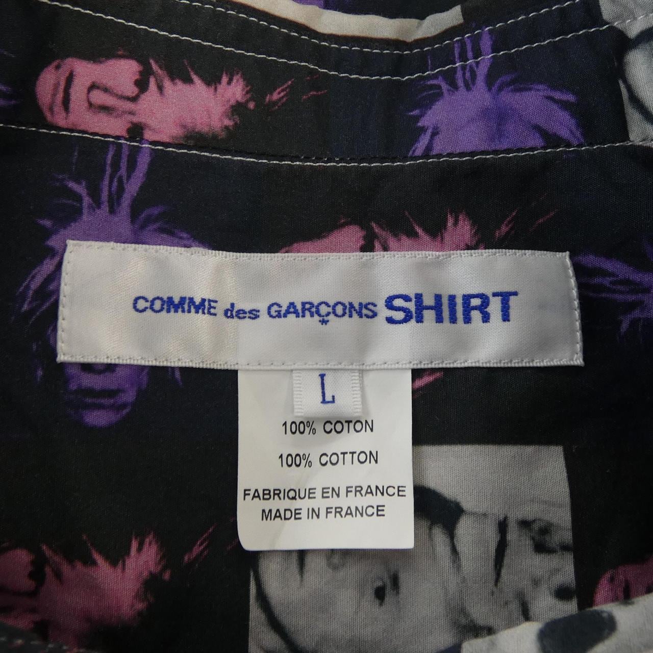 コムデギャルソンシャツ COMME des GARCONS SHIRT FM-B002 Andy Warhol S／Sシャツ