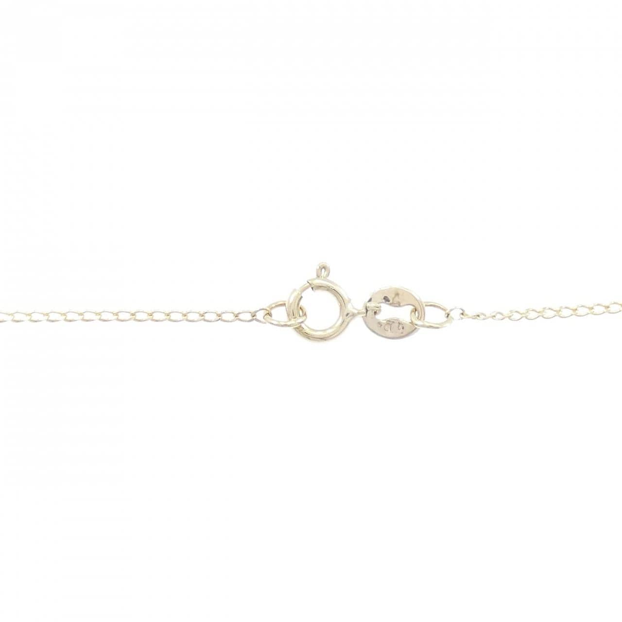 K10YG/K10WG ハート ダイヤモンド ネックレス