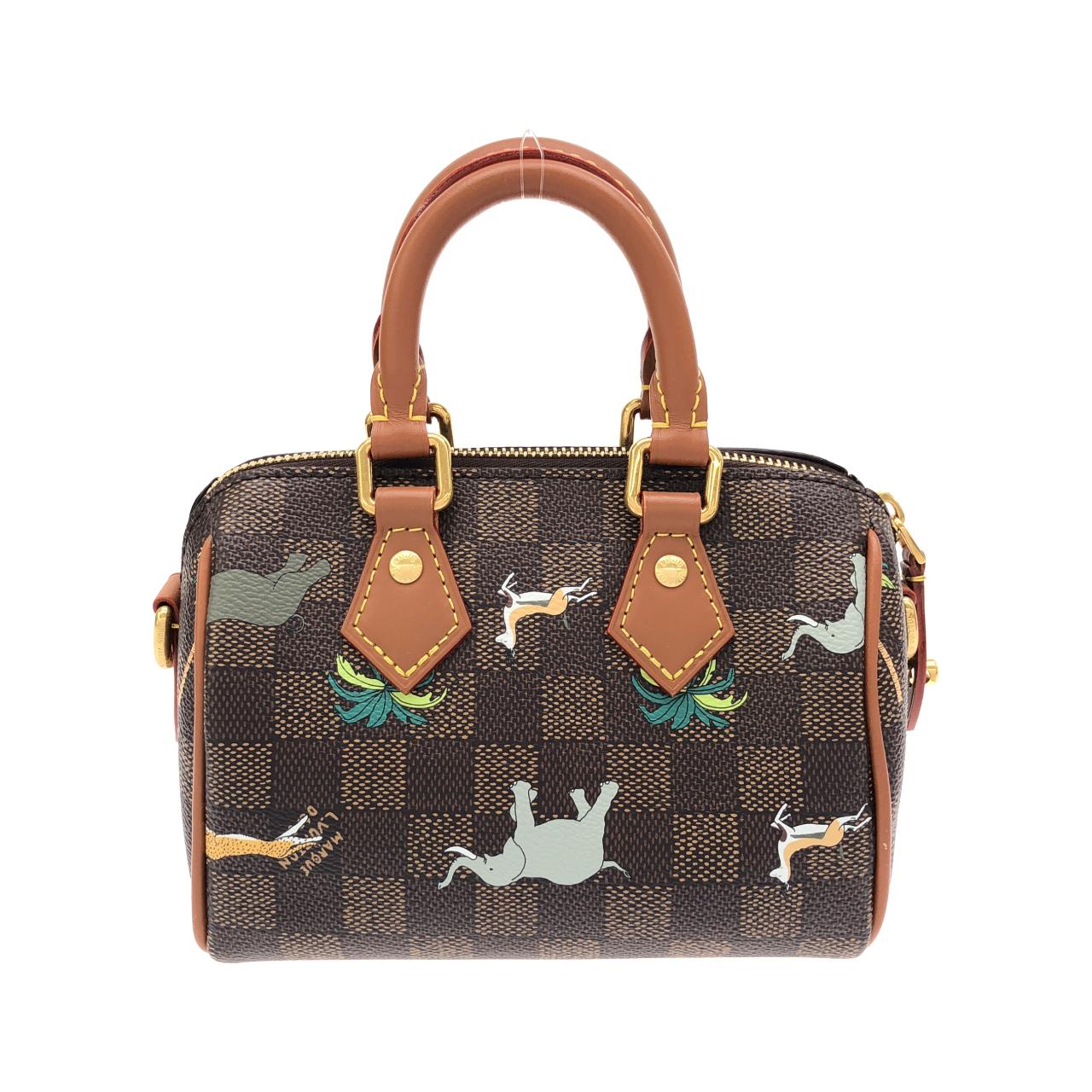 ルイヴィトン ダミエ(LV x ザ ダージリン リミテッド) スピーディ バンドリエール 20cm N40868 ボストンバッグ