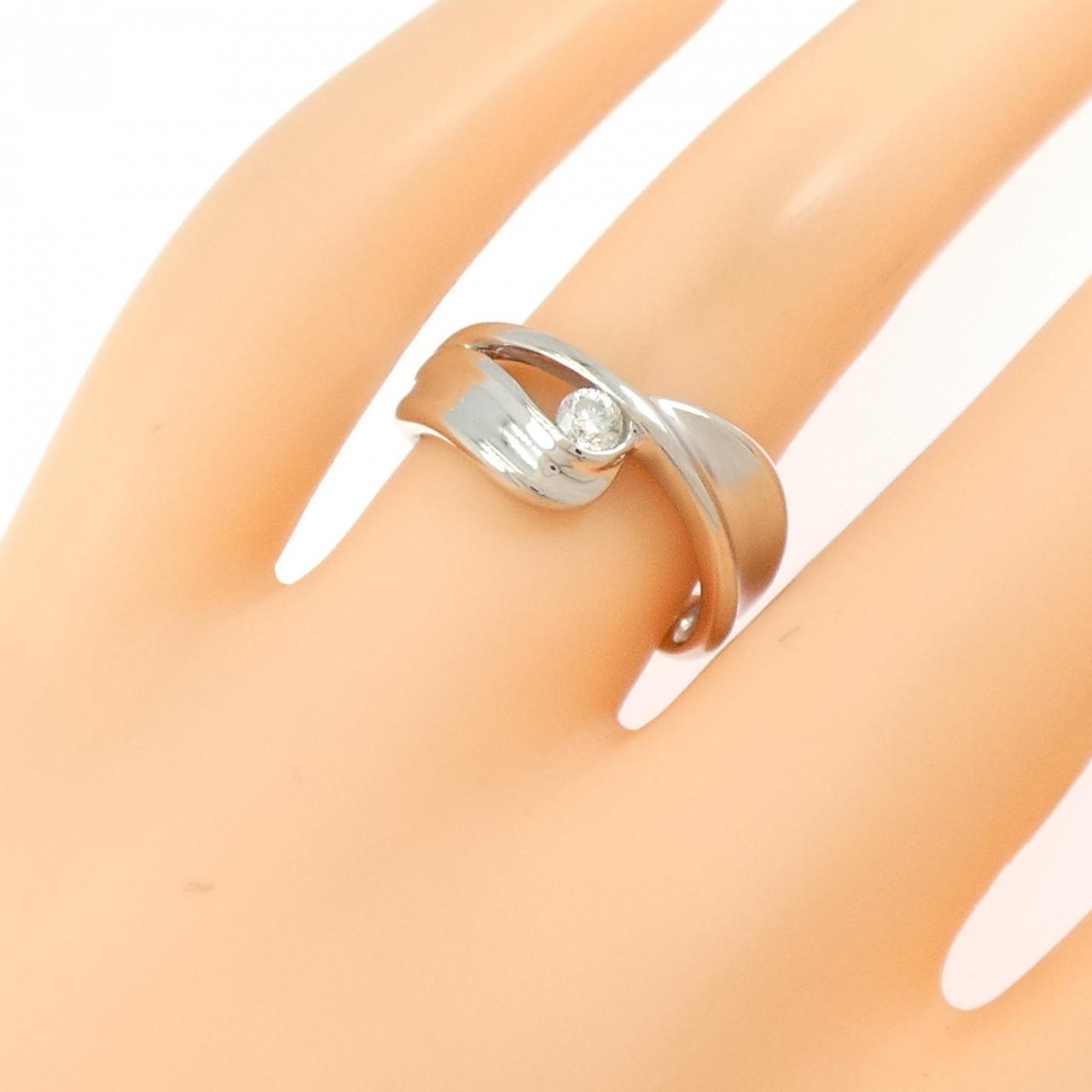 PT900 ダイヤモンド リング 0.13CT