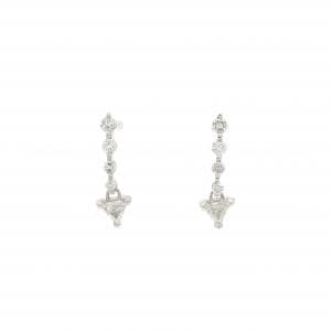 PT900 ダイヤモンド ピアス 0.46CT