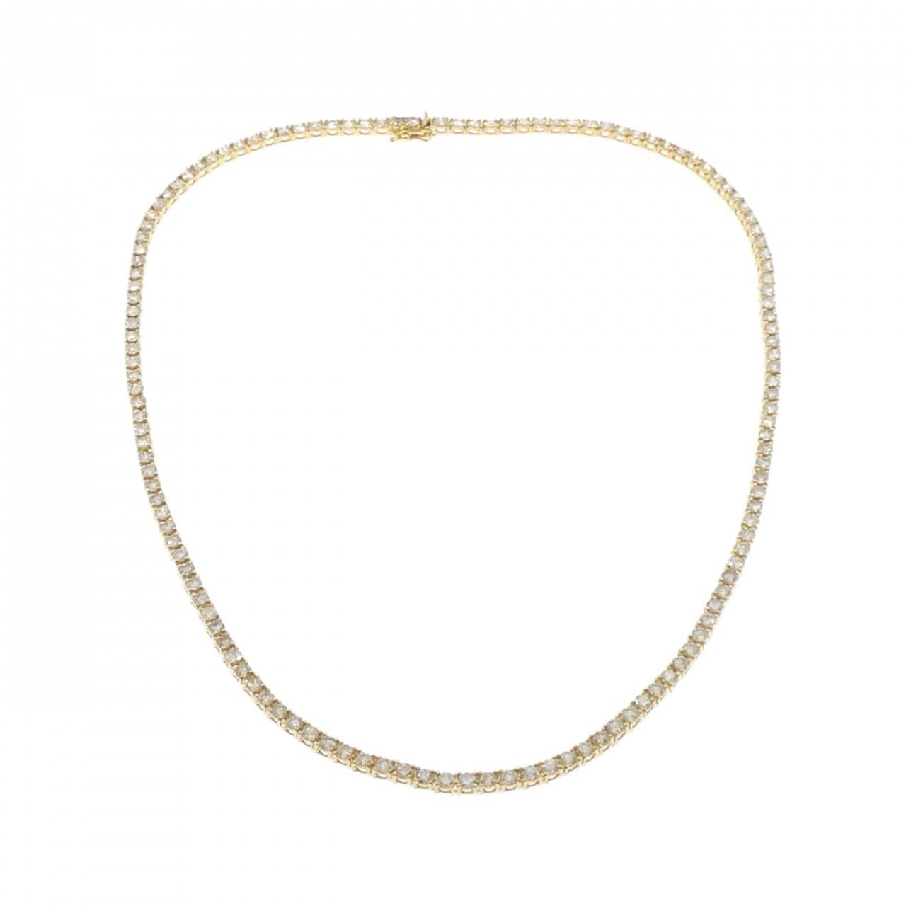 K18YG ダイヤモンド ネックレス 11.55CT