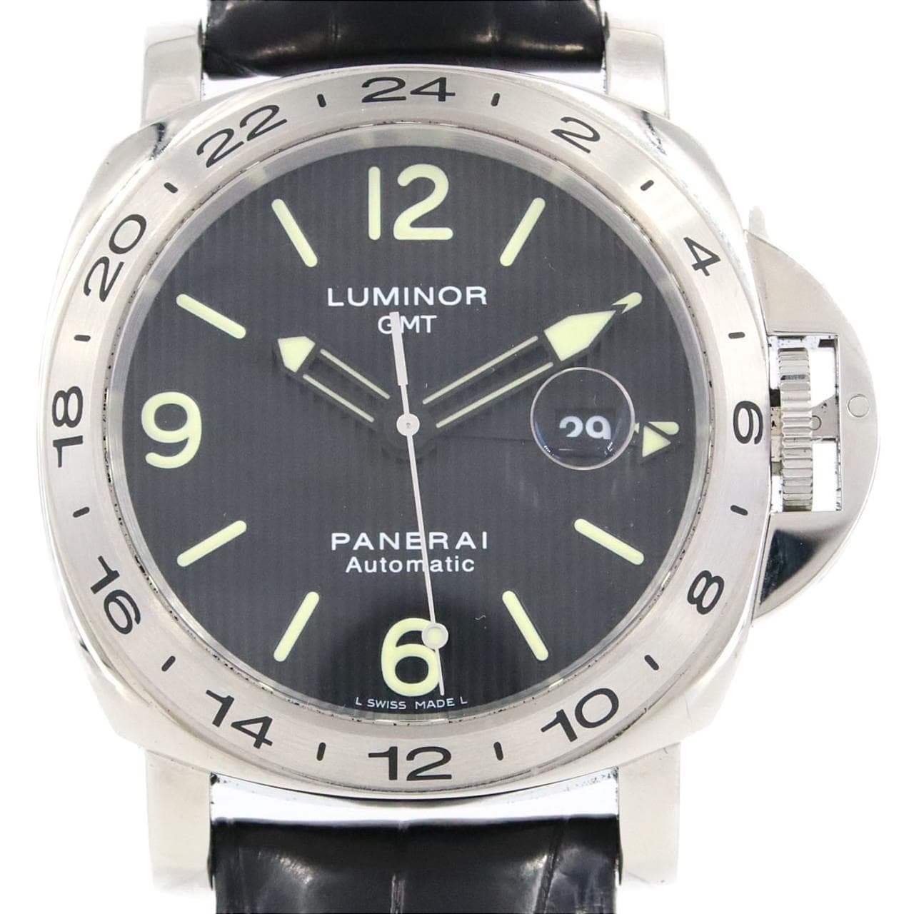 パネライ ルミノールGMT･フリンケ" PAM00029 SS 自動巻