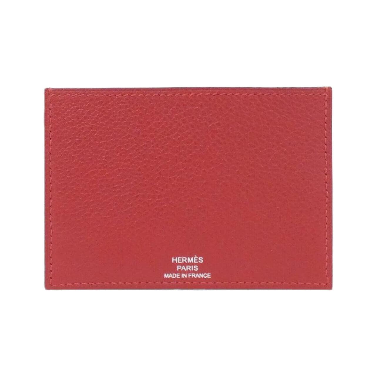 HERMES Petite Chevaux Horizontal 076757CA Card Case