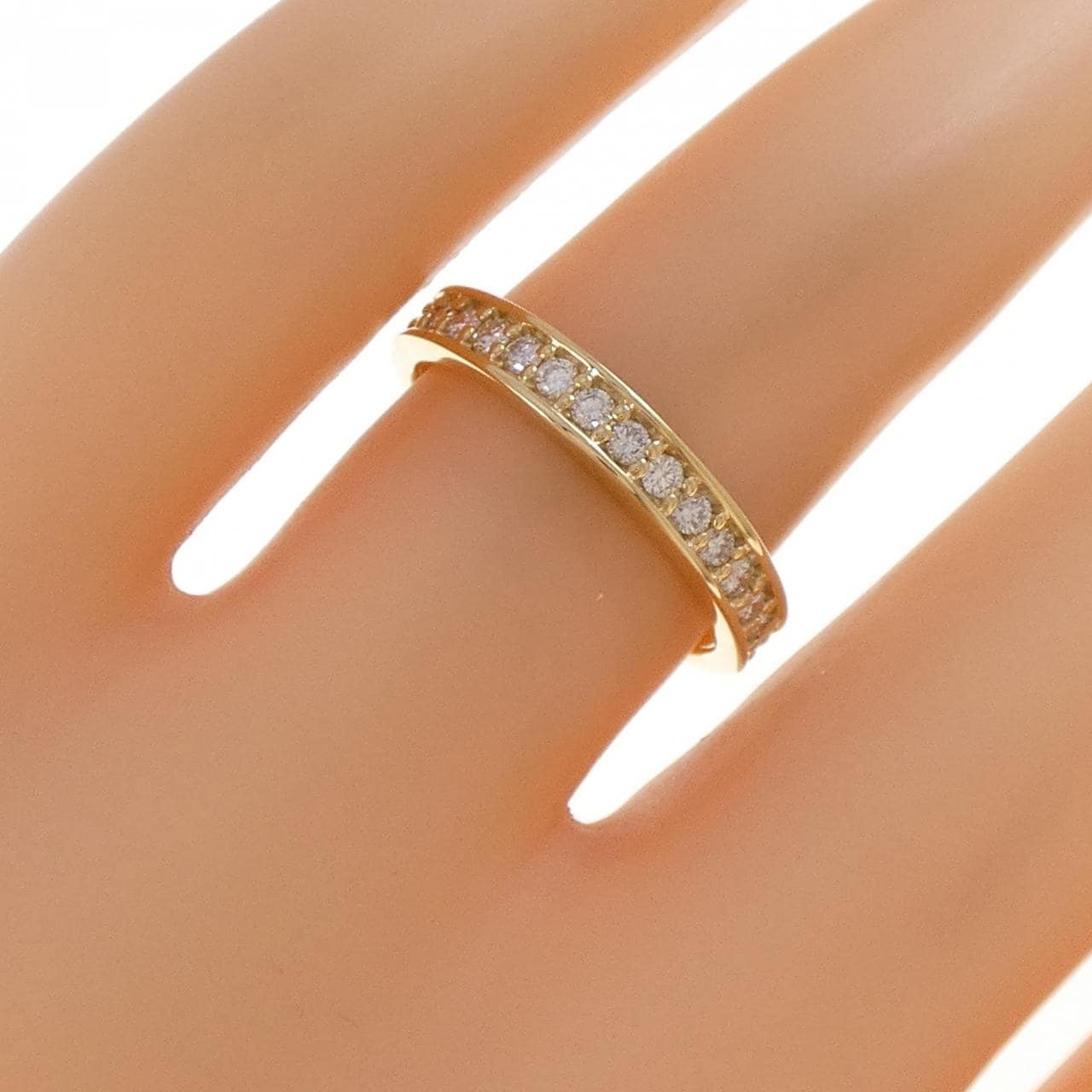 K18YG ダイヤモンド リング 0.31CT