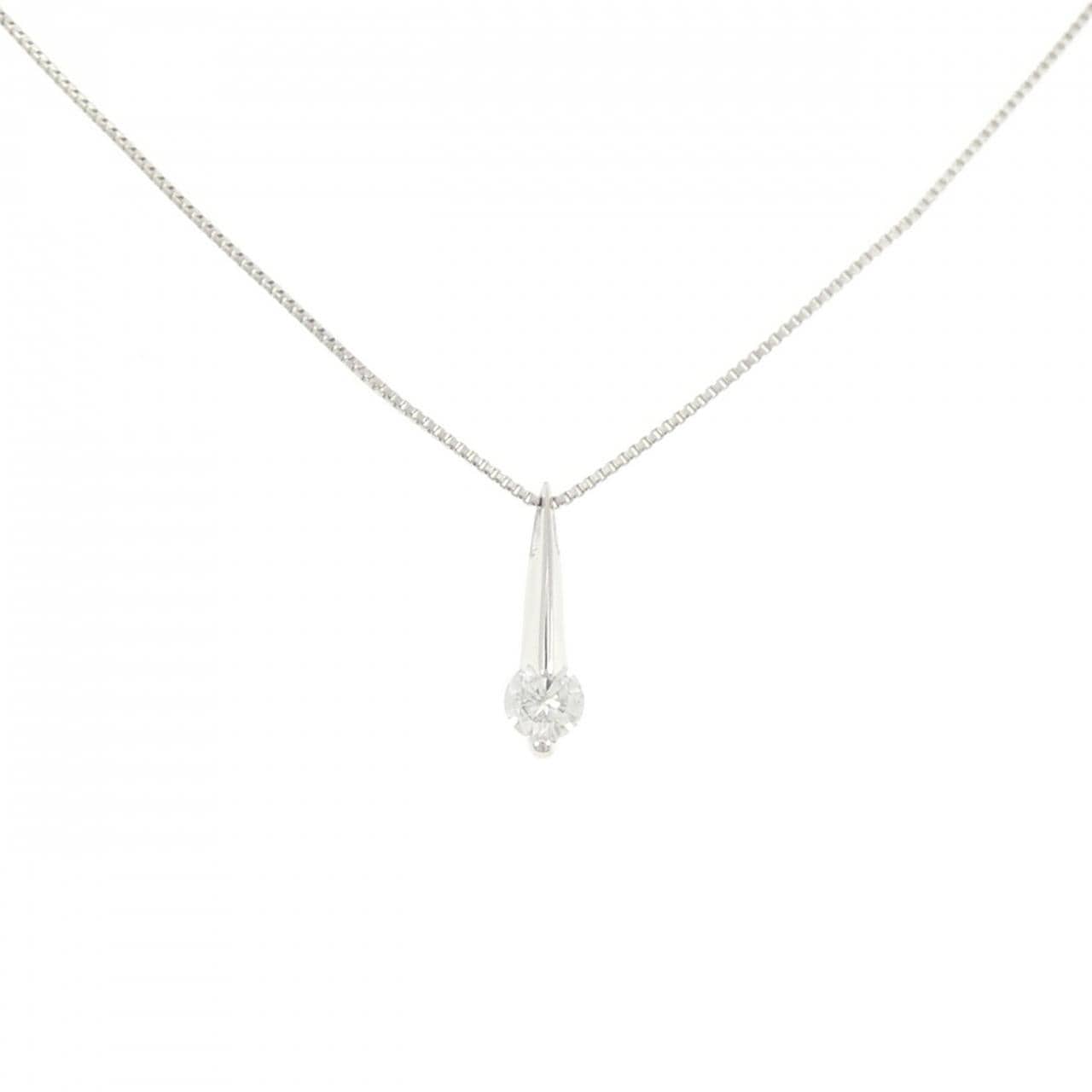 PT900/PT850 ダイヤモンド ネックレス 0.177CT