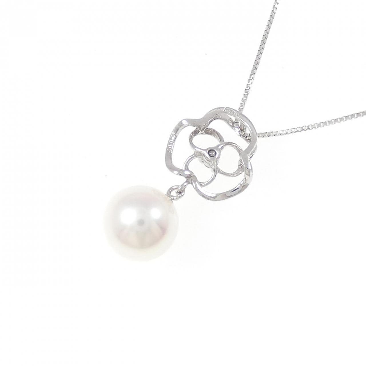 K18WG Akoya pearl necklace 7.7mm