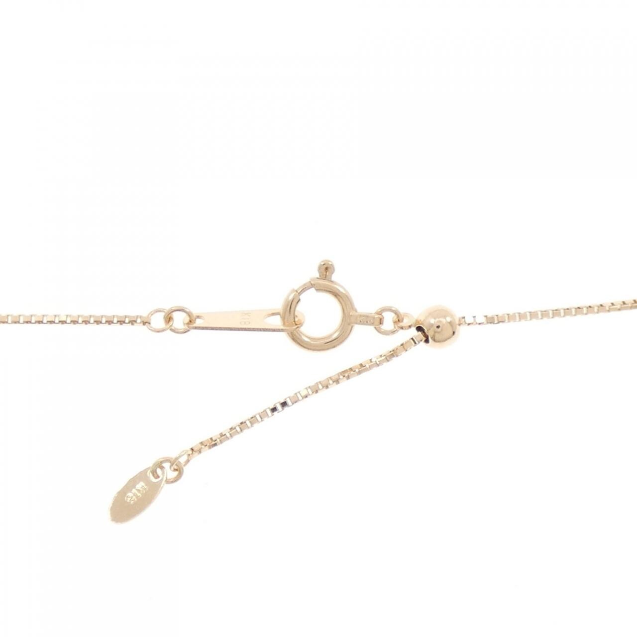 K18PG/K18WG ダイヤモンド ネックレス 0.16CT