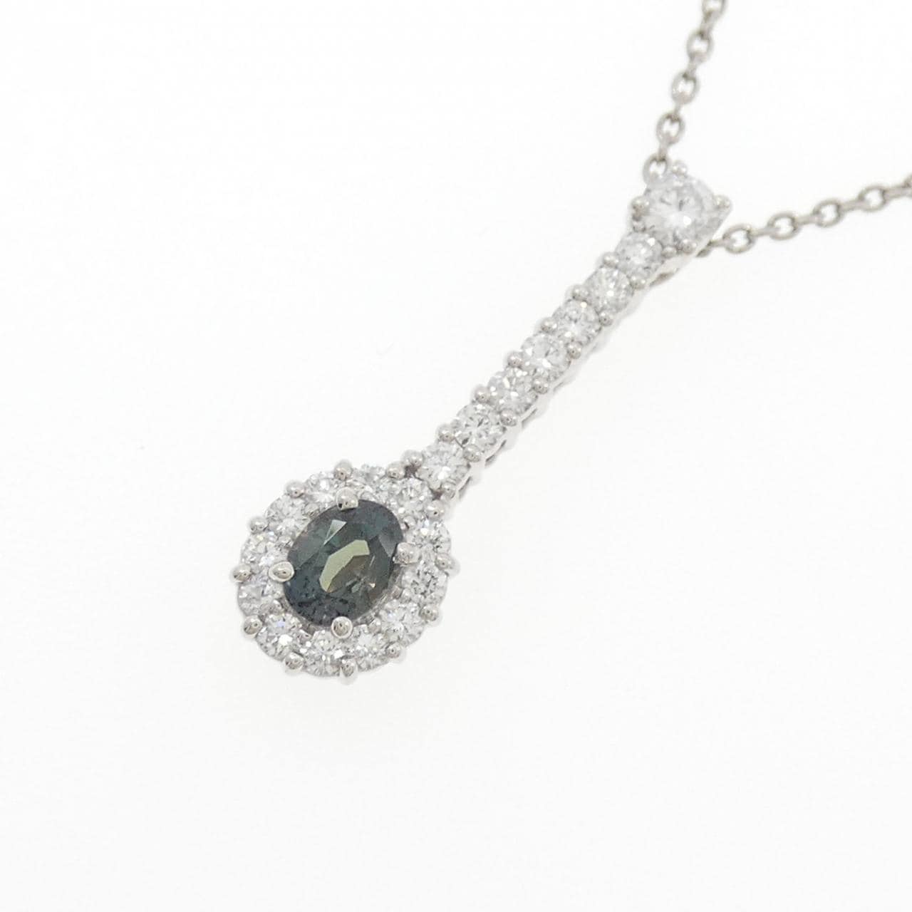 TASAKI亞歷山大變石項鍊 0.32克拉