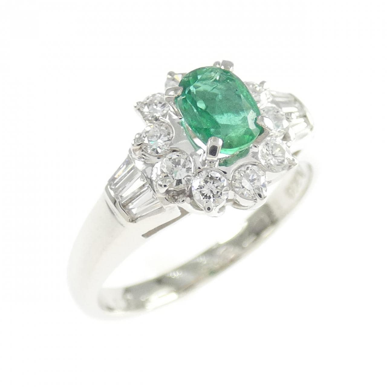 PT900 エメラルド リング 0.41CT