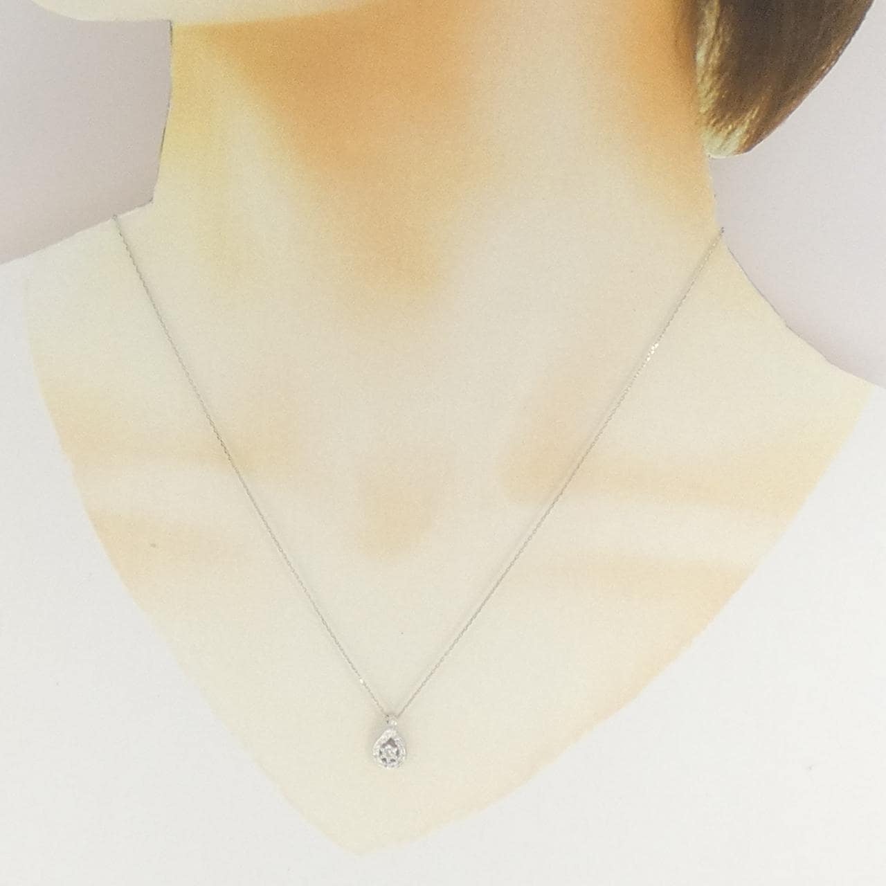 PT900/PT850 ダイヤモンド ネックレス 0.15CT