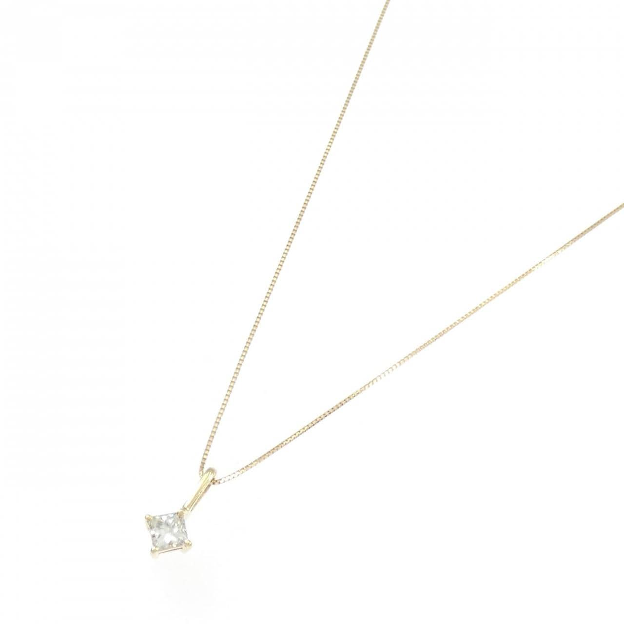 K18YG ダイヤモンド ネックレス 0.34CT
