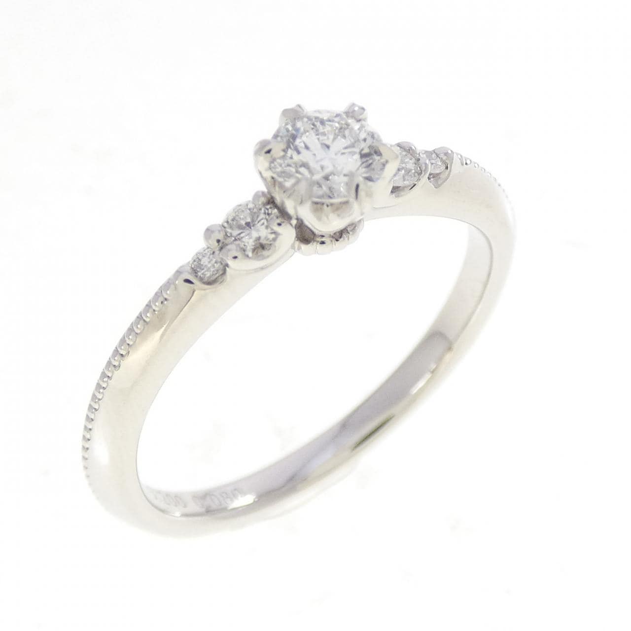 PT950 ダイヤモンド リング 0.200CT E VVS1 EXT H＆C