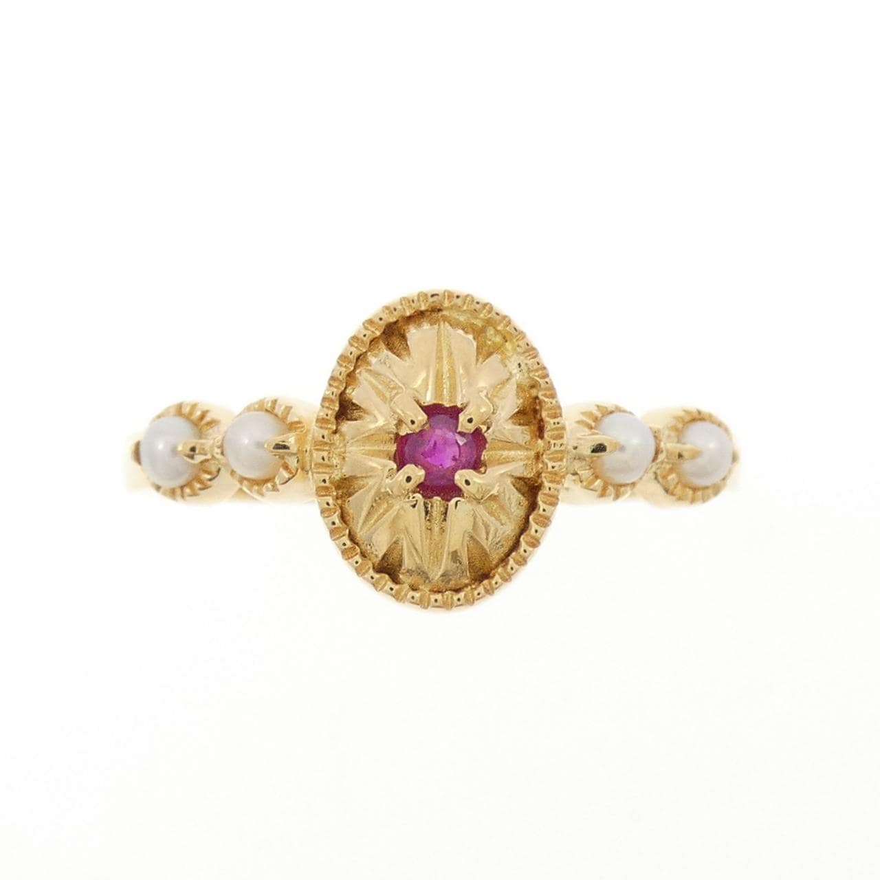 アガット ルビー リング