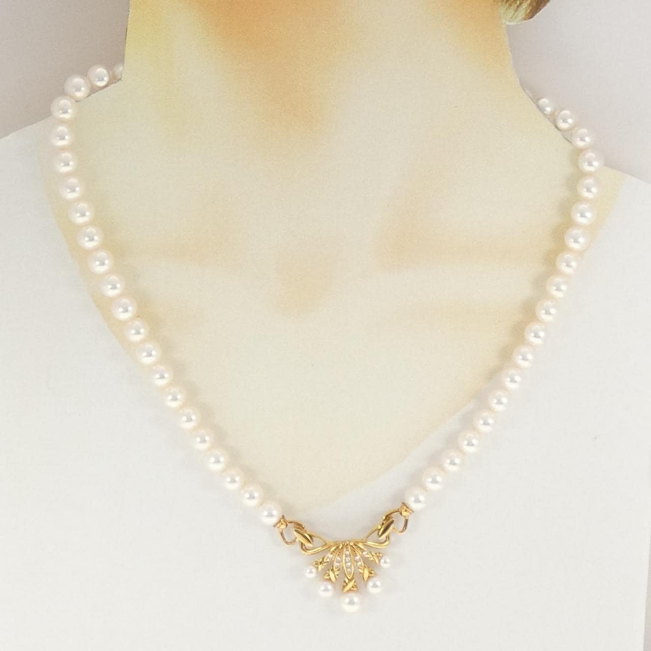 ミキモト アコヤパール ネックレス イヤリング セット