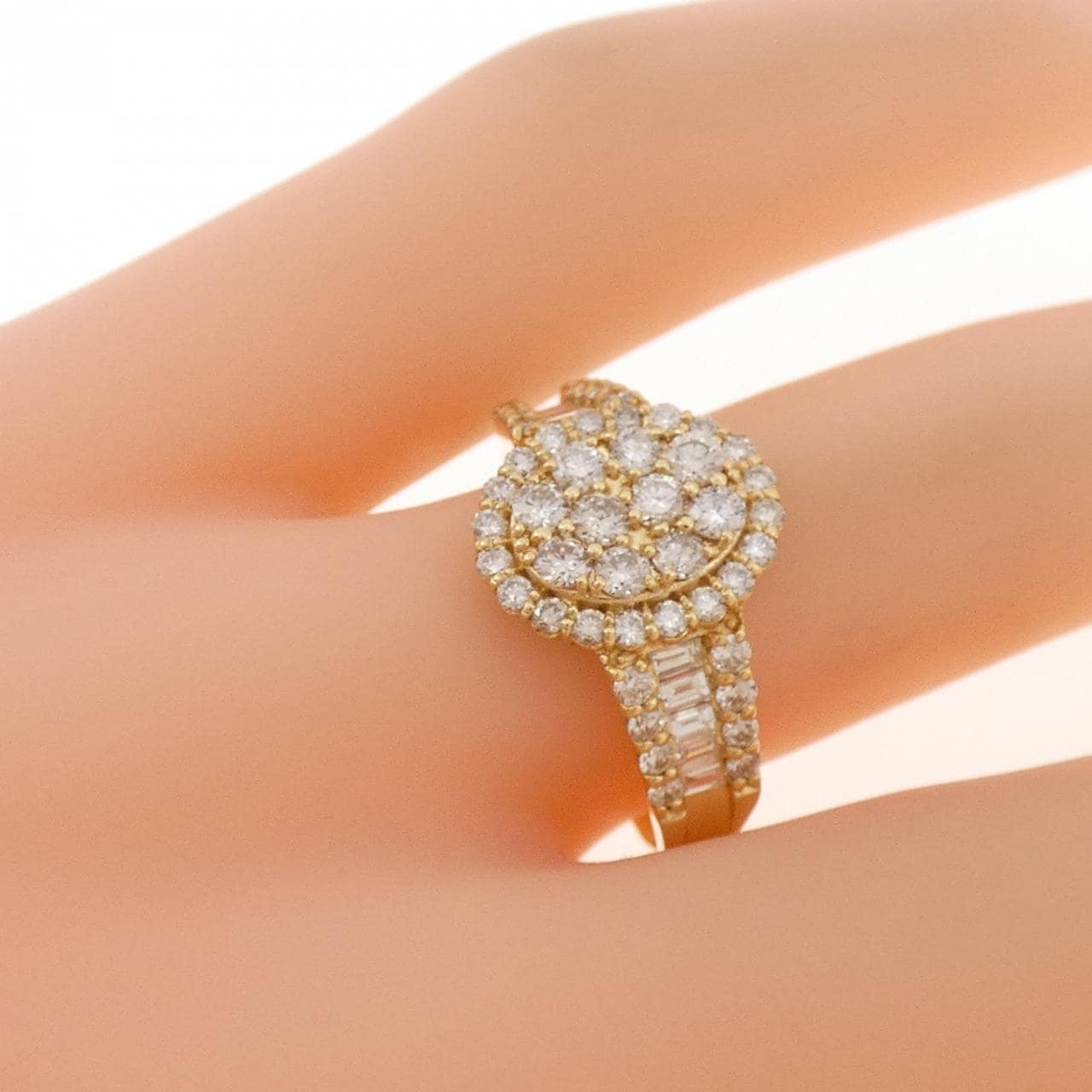 K18YG ダイヤモンド リング 1.00CT