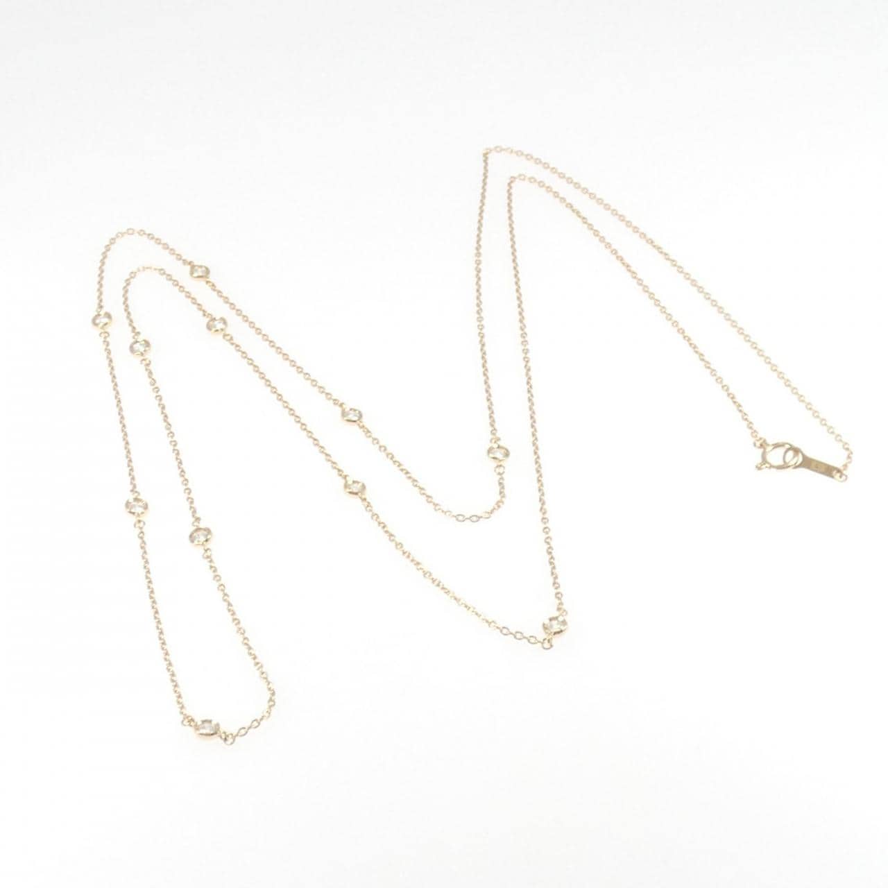 K18PG ダイヤモンド ネックレス 0.55CT