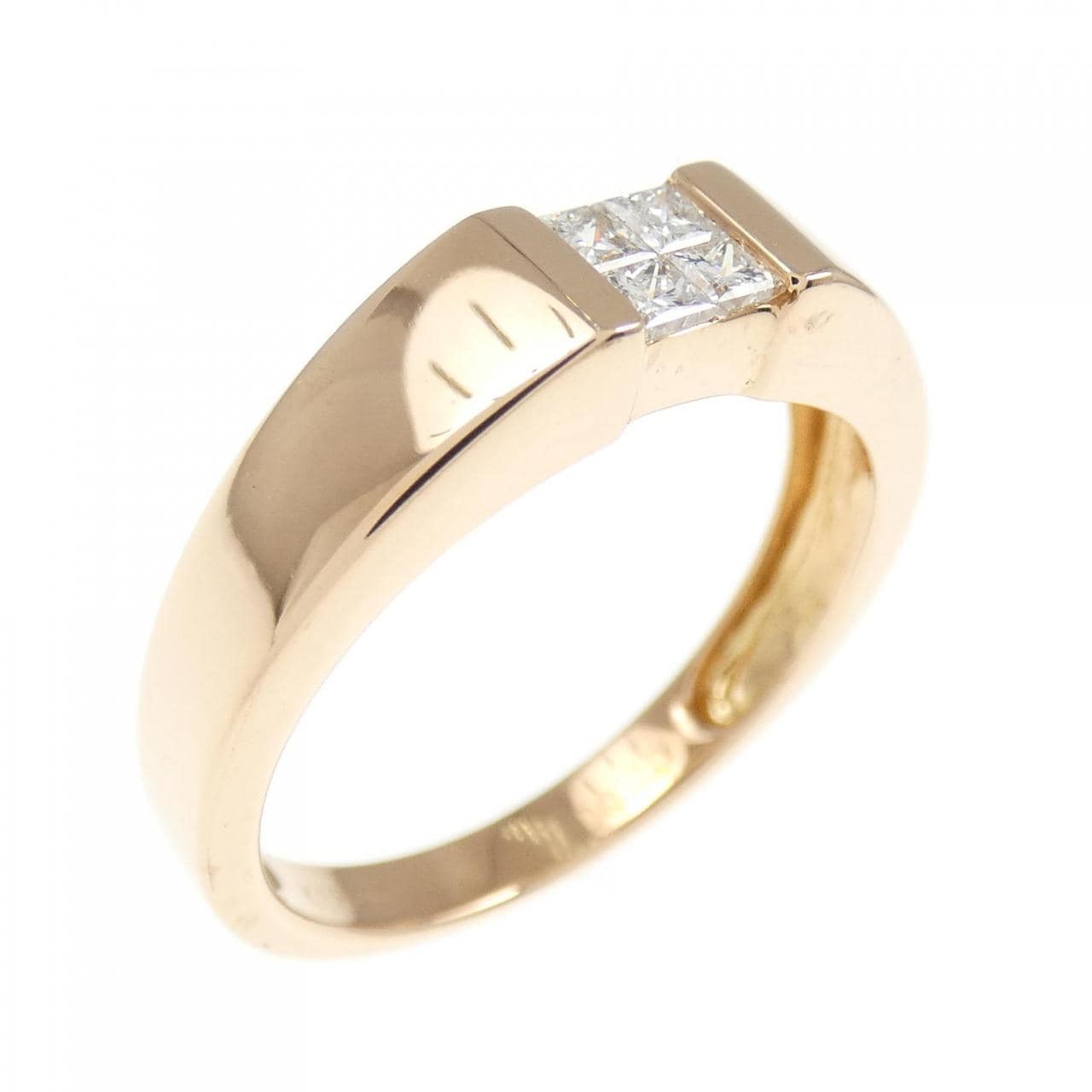 コメ兵|K18PG ダイヤモンド リング 0.20CT|ジュエリー|リング