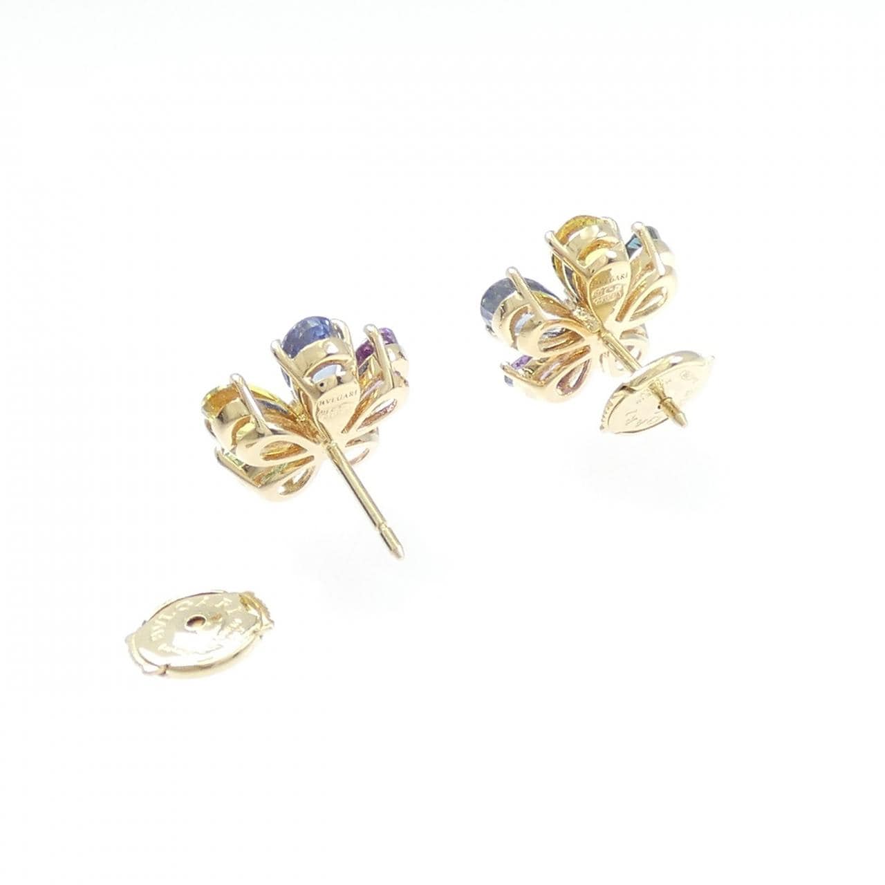 ブルガリ カラーストーン ピアス