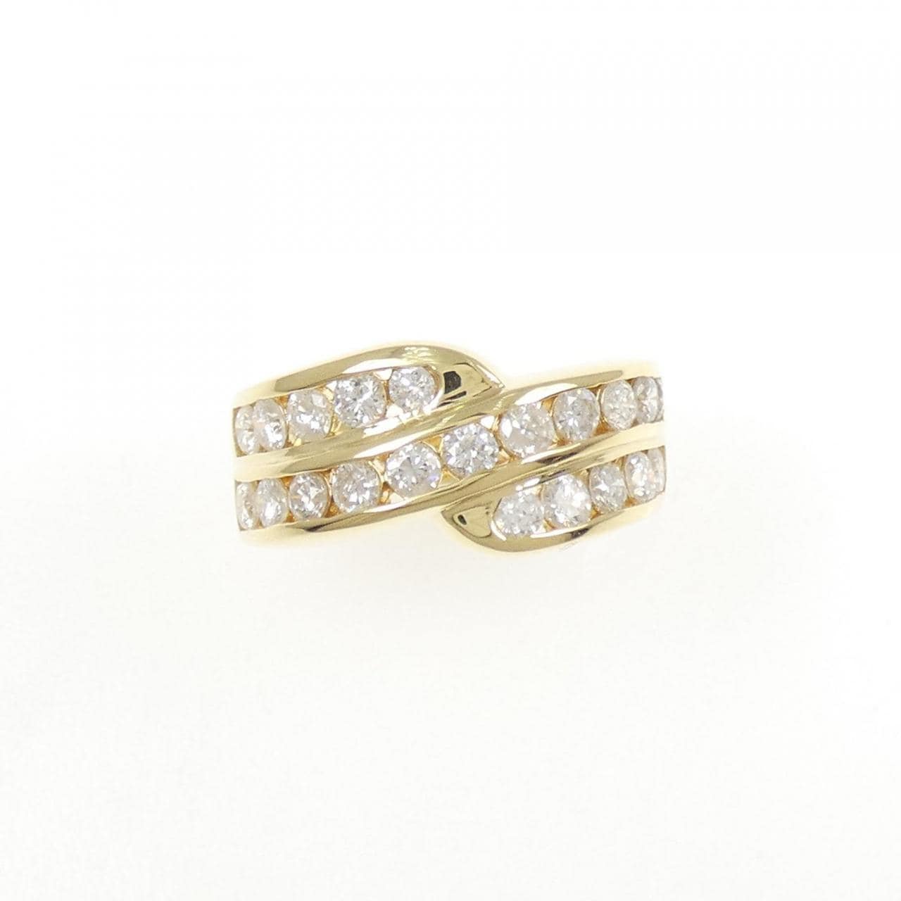 K18YG ダイヤモンド リング 1.05CT
